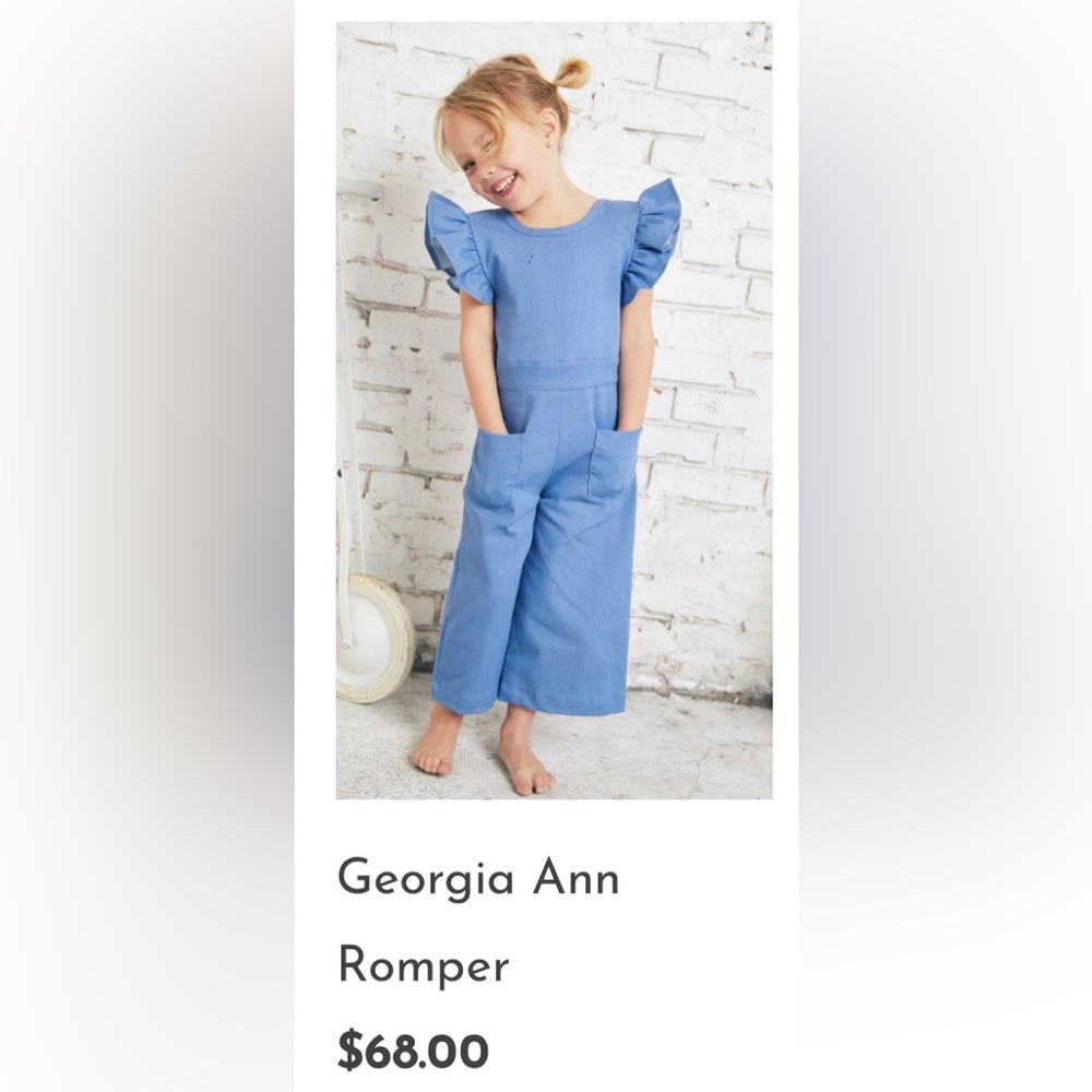 Blue Denim romper